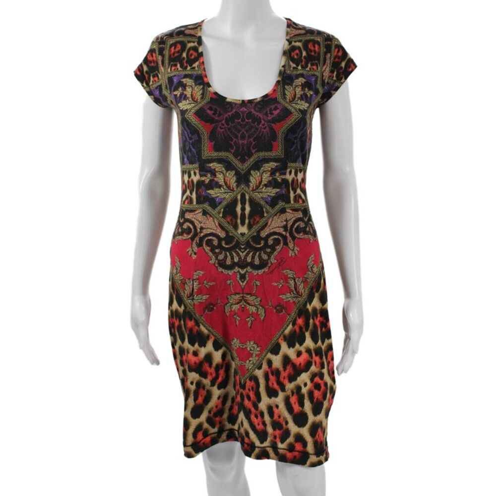 Just Cavalli Women Bodycon Sheath Dress Black Size M
